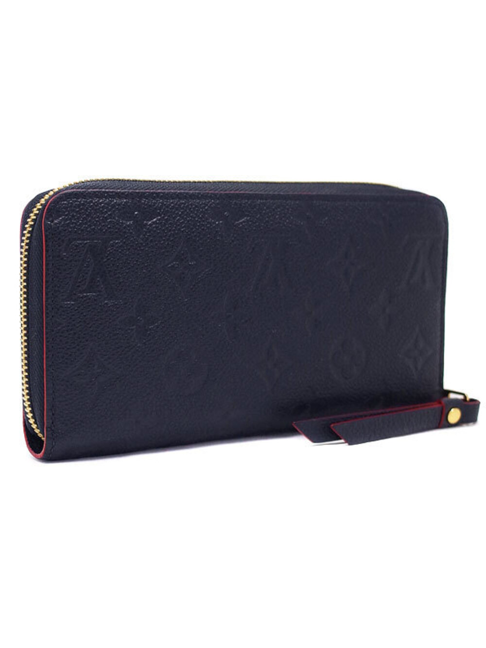 Louis Vuitton Round Zipper Wallet Monogram Zippy Long Empreinte Brown
